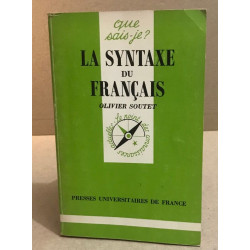 La syntaxe du français