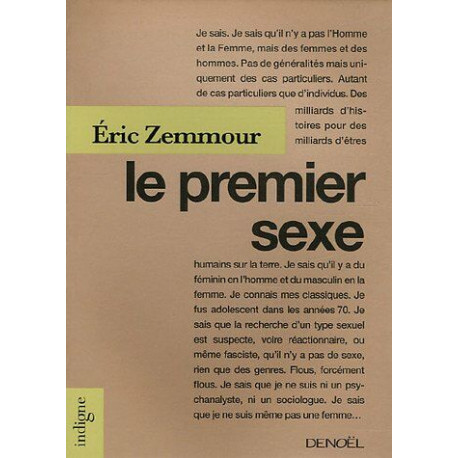 Le Premier Sexe