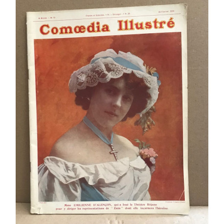 Comoedia illustré n° 10 / couverture : Mme emilienne d'alençon
