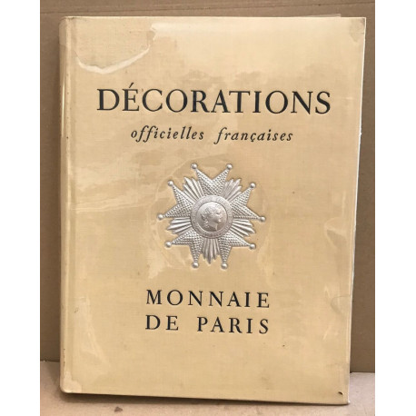 Décorations officielles françaises
