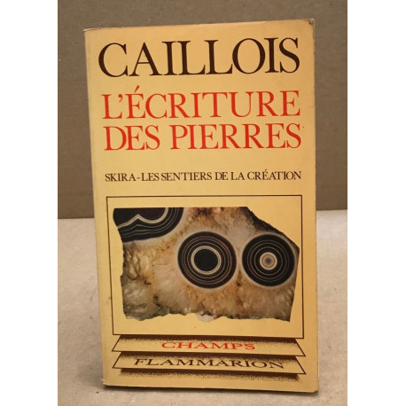L'ecriture des pierres
