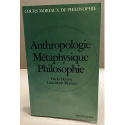 Anthopologie métaphysique philosophie