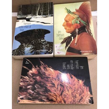 1 lot de 3 romans de Jim Harrison / en route vers l'ouest -entre...