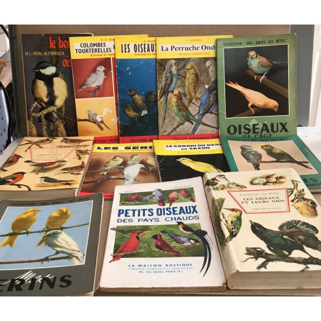1 lot de 11 livres sur les oiseaux ( description en fin d'annonce )