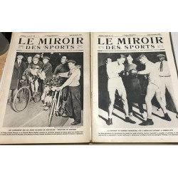 1 lot du miroir des sports 1920 (8 n° divers ) + 1 lot du miroir...