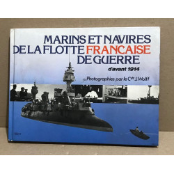 Marins et navires de la flotte française de guerre d'avant 1914