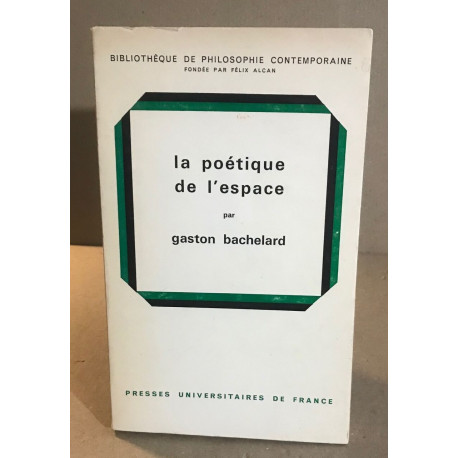 La poétique de l'espace