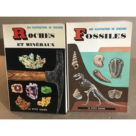 Roches et minéraux + fossiles / 2 tomes