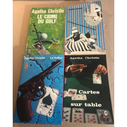 4 romans d'agatha Christie / le vallon -le crime du golf -les...