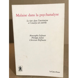 Les cahiers d'arcanes / malaise dans la psychanalyse