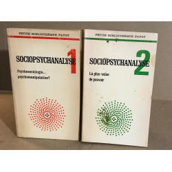 Sociopsychanalyse / 2 tomes