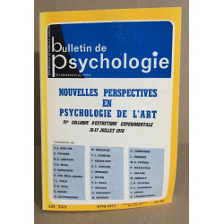 Bulletin de psychologie n°329 / revue bimestrielle / articles sur...