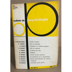 Bulletin de psychologie n°240 / revue bimestrielle / articles sur...