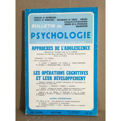 Bulletin de psychologie n°345 / revue bimestrielle / articles sur...