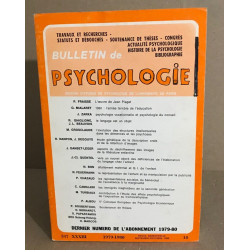 Bulletin de psychologie n°347 / revue bimestrielle / articles sur...