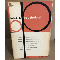 Bulletin de psychologie n°230 / revue bimestrielle / articles sur...
