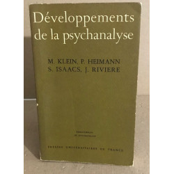Developpements de la psychanalyse