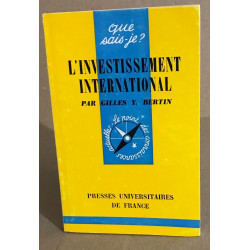 L'investiissement international