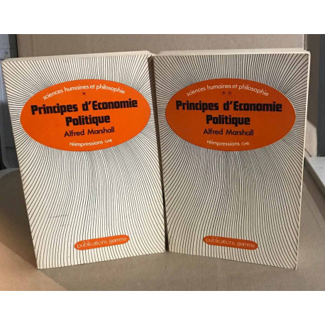 Principes d'économie politique / complet en 2 tomes