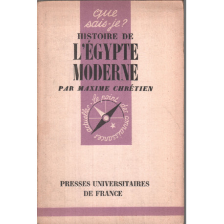 Histoire de l'egypte moderne