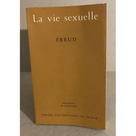 La vie sexuelle