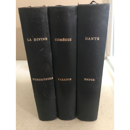 La divine comédie / paradie-purgatoire -enfer / 3 tomes/ dessins...