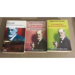 3 ouvrages divers / freud ( biographie ) par major rené - cinq...