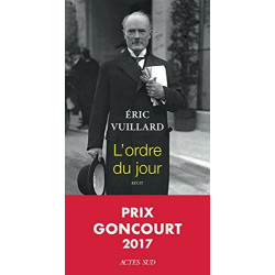 L'ordre du jour - Prix Goncourt 2017