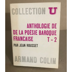 Anthologie de la poésie baroque française / tome 2