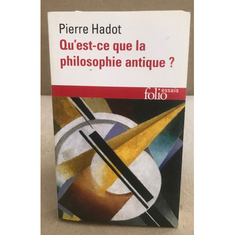 Qu'est-ce que la philosophie antique