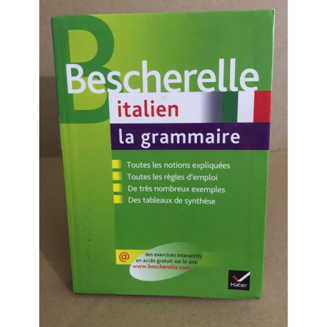 Bescherelle Italien : la grammaire
