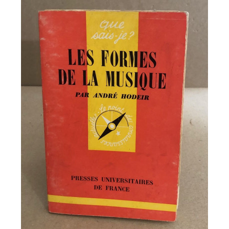 Les formes de la musique