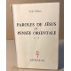 Paroles de Jesus et pensée orientale