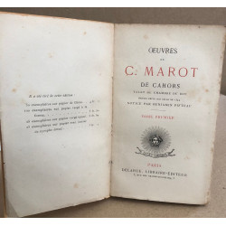 Oeuvres de C.Marot valet de chambre du roy / ed revue sur celle de...