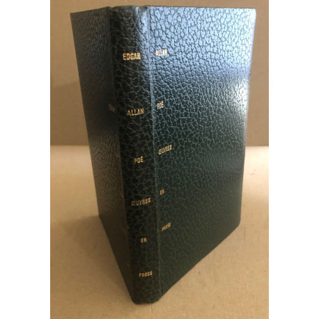 Oeuvres en prose : traduction de baudelaire