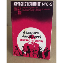 Approches répertoires n° 8-9 / numero special Jacques Audiberti