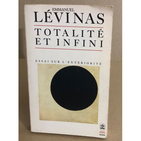 Totalité et infini : essai sur l'extériorité