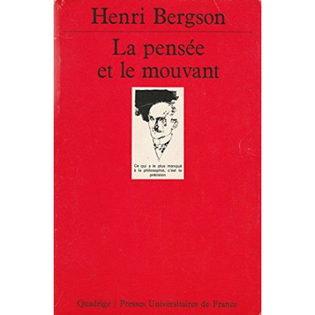La Pensée et le Mouvant