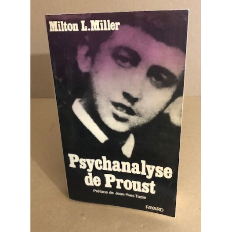 Psychanalyse de Proust