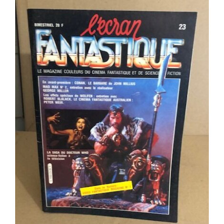 L'ecran fantastique n° 23 / la sga du docteur Who