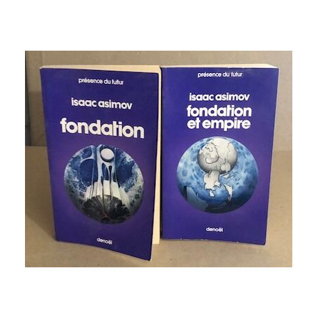 Fondation + fondation et empire / 2 tomes