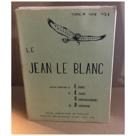 1 lot de 6 revues " le Jean Le Blanc "