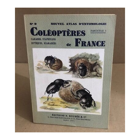 Atlas des coléoptères de france : fascicule 1 :carabes staphylins...