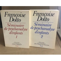 SEMINAIRE DE PSYCHANALYSE D'ENFANTS. tome 1+ 2