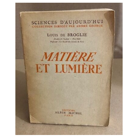 Matiere et lumiere