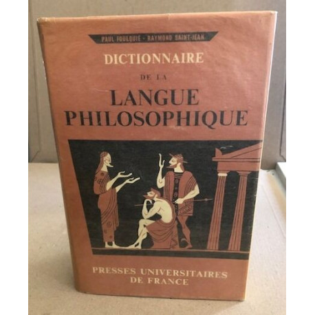 Dictionnaire de la langue philosophique