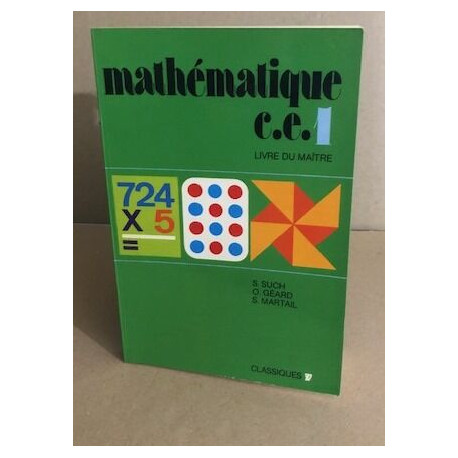 Mathématique CE1 / livre du maitre
