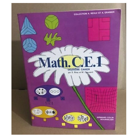 Math .CE1 / deuxieme cahier
