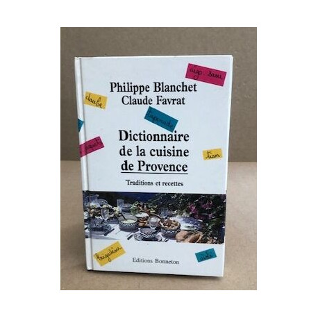 Dictionnaire de la cuisine de Provence