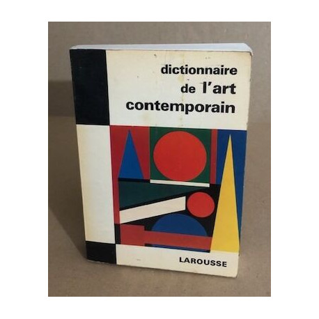 Dictionnaire de l'art contemporain
